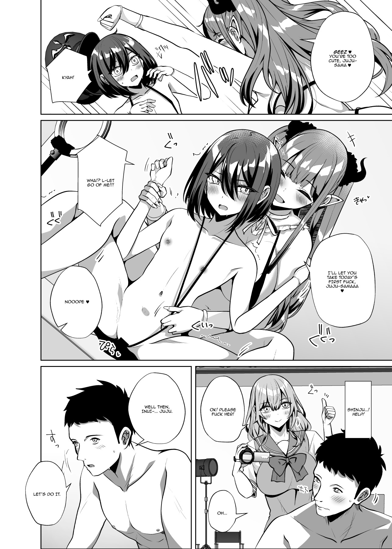 Hentai Manga Comic-Fucking Three Cosplayers for Free-Read-9
